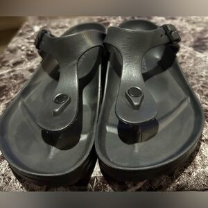 Black Molded Thong Sandals Birkenstock